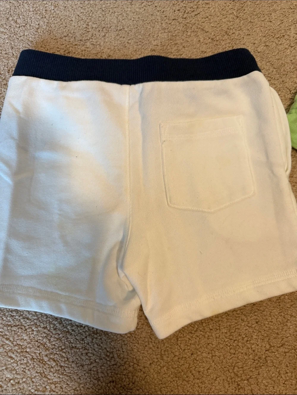 Janie and Jack Light Green Polo with White Shorts Set